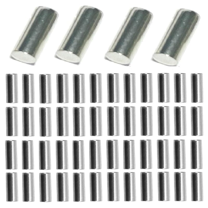 ZDingTech 60pcs 3mm x 6mm Dowel Pins,3mm x 6mm Metal Dowel pins M3 3mm Shelf Pegs,Support Shelves,3mm x 6mm Metal Rod.304 Stainless Steel Wood Bunk Bed pegs - Image 1